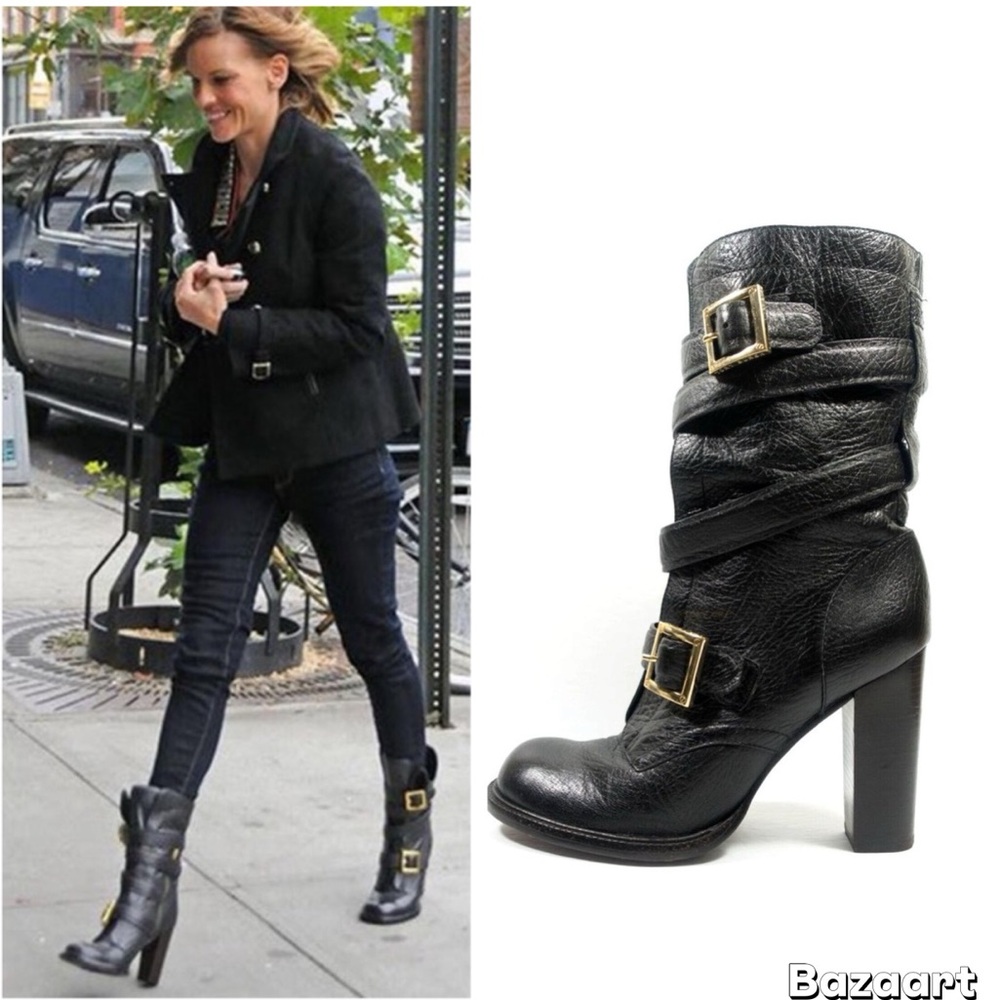 TORY BURCH Jaden Black Leather Boots